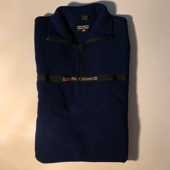 Polo Ralph Lauren Half-Zip USA Sweater Medium - Picture 3 of 5